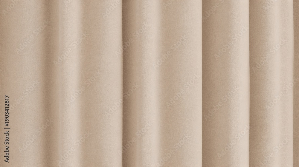 Obraz premium SEAMLESS background of beige velvet, curtains or fabric texture, soft and shiny textile, elegant interior, luxury home decor, repeating pattern. 