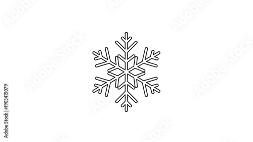 Snowflake Ice Crystal Winter Weather.