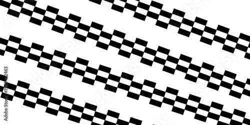 Chess perspective floor background. Black and white chess board perspective floor texture. Chess board pattern surface. Fading and disappearing chess board background. vektor