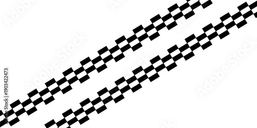 Chess perspective floor background. Black and white chess board perspective floor texture. Chess board pattern surface. Fading and disappearing chess board background. vektor