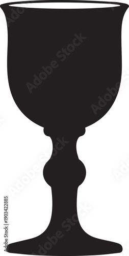Elegant goblet silhouette