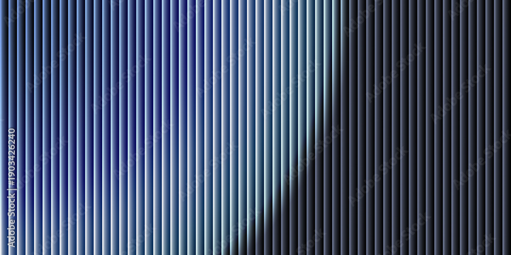 Obraz premium Gradient blue and black vertical lines pattern creating a sleek and modern abstract background for design projects and presentations