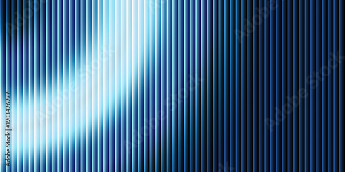 Abstract blue gradient vertical stripes creating a dynamic swirling pattern with blue hues transitioning smoothly from light to dark