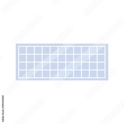 Electricity solar panel tool. Electrician tools, electrician supplies flat vector illustration