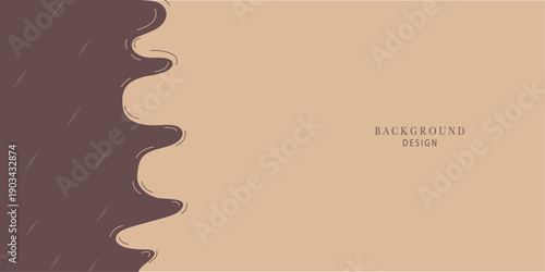 Illustration of ice cream melt background template