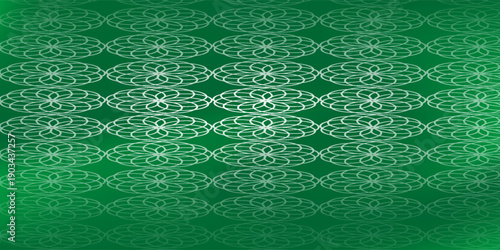 Islamic pattern background in gradient of green and white design elegant art opacity modern