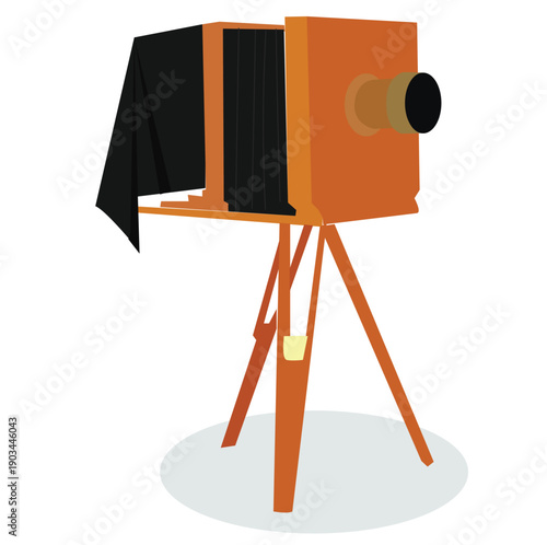 old camera. Movie camera. Vintage movie 