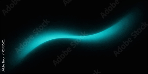 Abstract blue space background with glowing lines and light rays