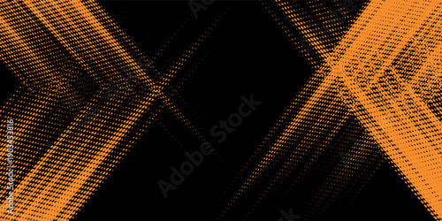 orange black brush Car sticker wrap pattern banner abstract sporty lines black orange color combination grunge brush modern pattern racing motorsport vector design.