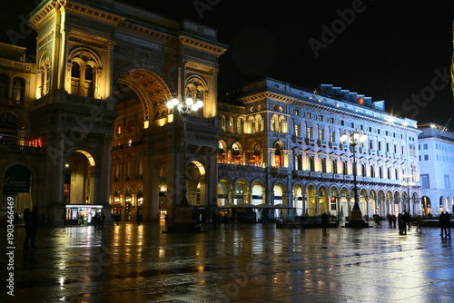Milano, Italy, Piazza Suomo- Vista Galleria Vittorio Emanuele II