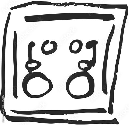 Pair of elegant bridal earrings for wedding day