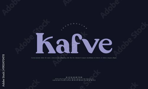 Kafve font, minimalist and modern sans-serif typeface, great for clean website design, professional branding, and editorial layouts.