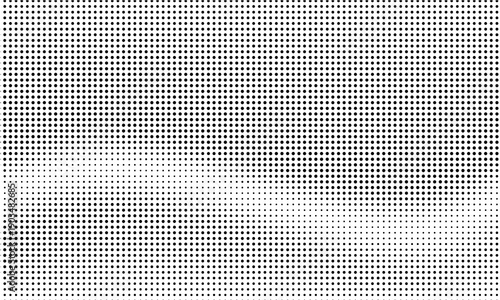 Abstract halftone wave dots background. Futuristic twisted grunge pattern, dots, circles. Vector modern optical pop art texture for poster, business card, cov.eps 10