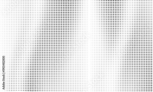 Abstract halftone wave dots background. Futuristic twisted grunge pattern, dots, circles. Vector modern optical pop art texture for poster, business card, cov.eps 10
