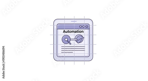 Automation software concept. Digital process, workflow automation