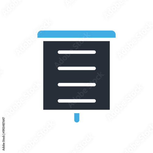 eye chart icons minimalist flat style design, eye chart Vector illustration on white background