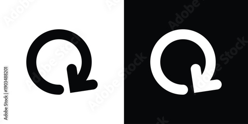 Circular Arrow Icon Sheet Black And White