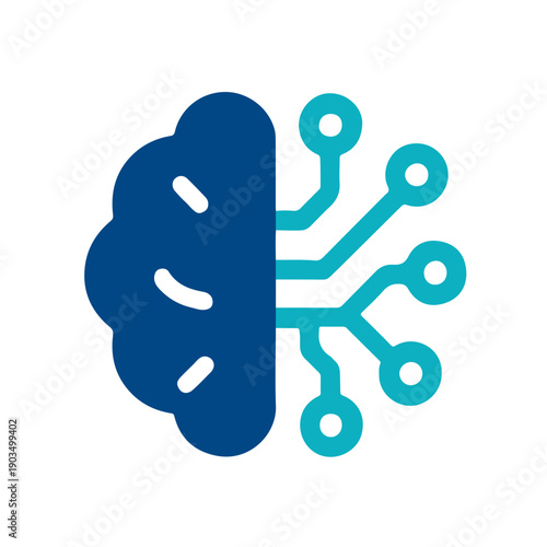 Artificial Intelligence Brain Icon