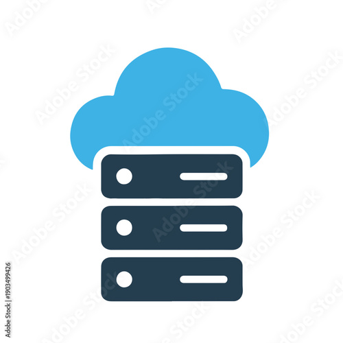 Cloud Computing Server Icon