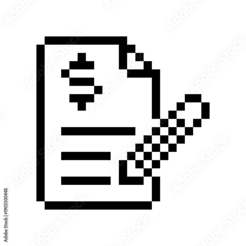 Business and Finance Pixel Icon
