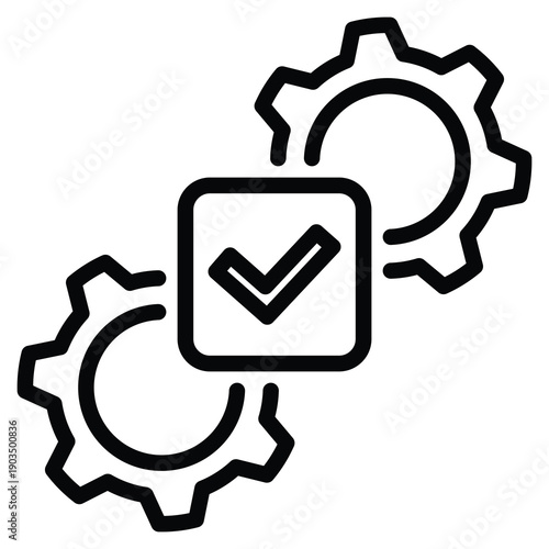 Functional Icon Line Vector Illustration