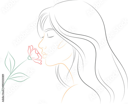 Empowering women on international women's day with floral symbolism