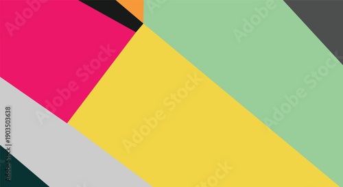 Colorful Abstract Geometric Background with Diagonal Shapes