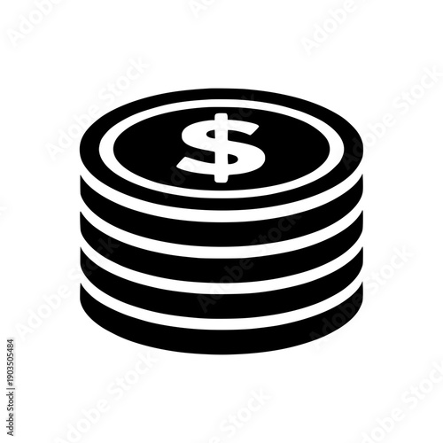 cash icon vector illustration 