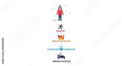 Woman surrounded by icons and logos.