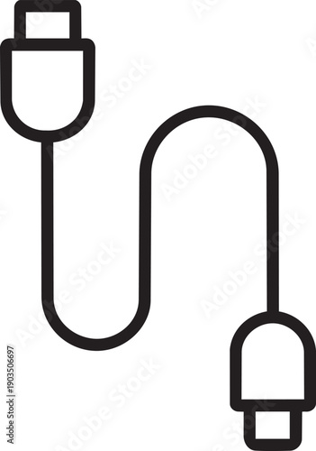 USB cable connector for data transfer and charging