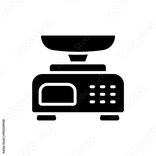 measuring  weight scale icons minimalist flat style design, measuring  weight scale Vector illustration on white background