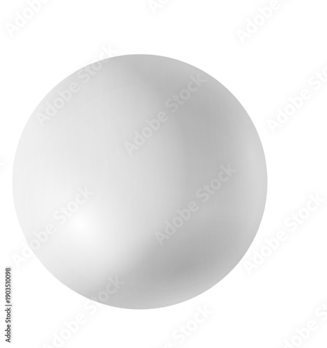 Table tennis ball. Plastic sport game equipment