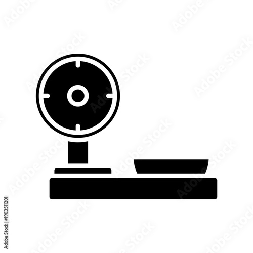 calones weight scale icons minimalist flat style design, calones weight scale Vector illustration on white background