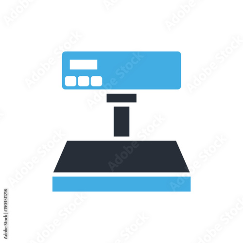 Weighing Scale icons minimalist flat style design, Weighing Scale Vector illustration on white background