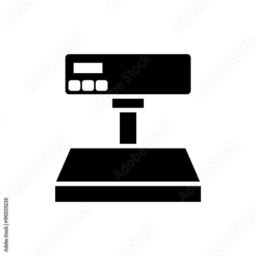 Weighing Scale icons minimalist flat style design, Weighing Scale Vector illustration on white background
