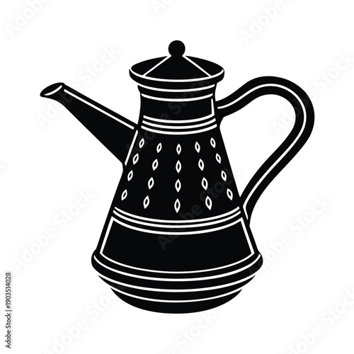 Turkish Coffee Pot Traditional Icon