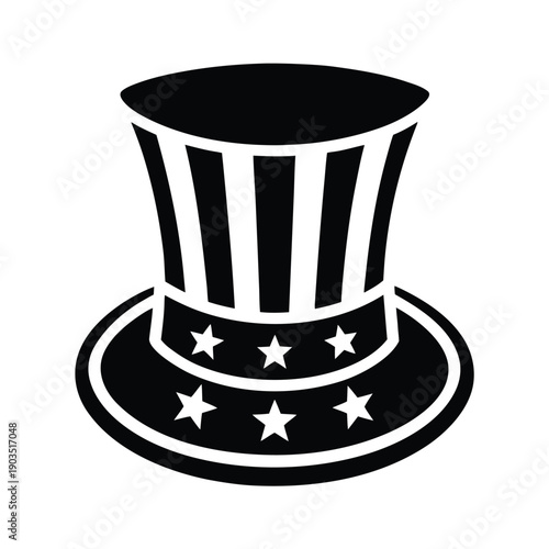 Uncle Sam Hat Patriotic Icon
