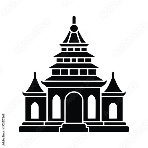 Umbanda Temple Illustration Symbol