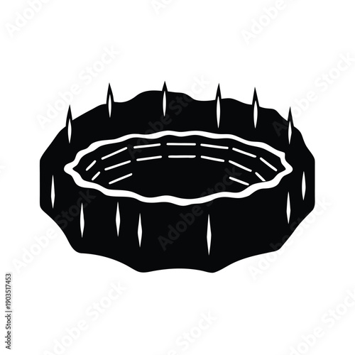 Underground Cave Pool Background Icon