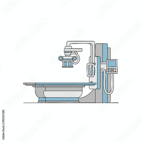 Medical X ray Machine Illustration