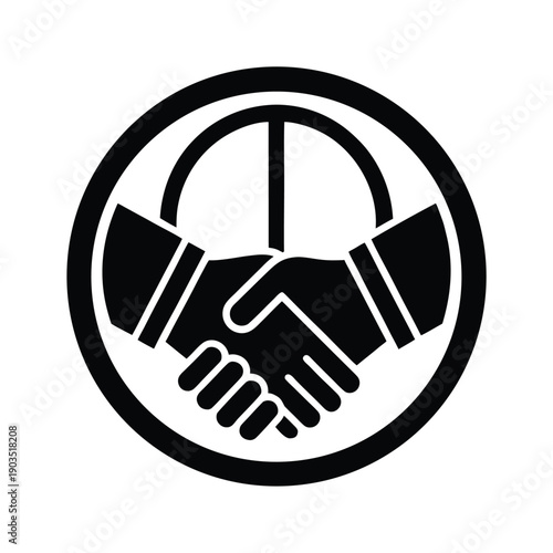 Unity And Peace Handshake Icon