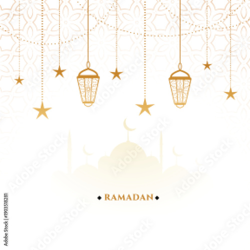 decorative ramadan kareem arabic background design