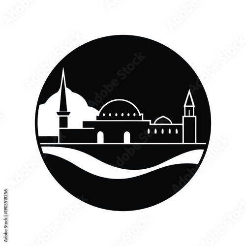 Urfa Historic Landscape Illustration