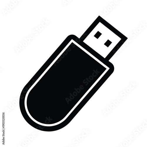 USB Drive Data Storage Icon