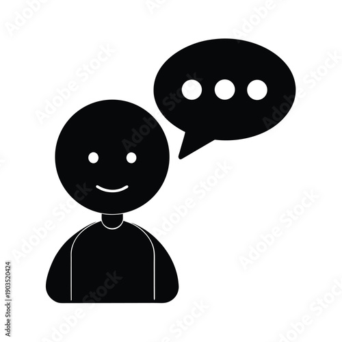 User Chat Bubble Communication Icon
