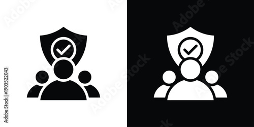 Security Icon Sheet Black And White