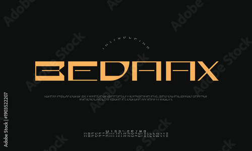 Bedaax Modern Abstract Logo Design with Dynamic Digital Elements, Perfect for Tech Startup, Creative Agency, or Innovative Brand Identity.