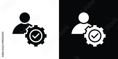 Manager Icon Sheet Black And White