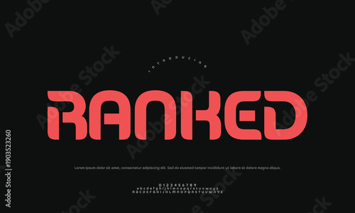 Digital Ranking System Abstract Background with Ascending Elements and Data Visualization, Representing Performance and Hierarchy.