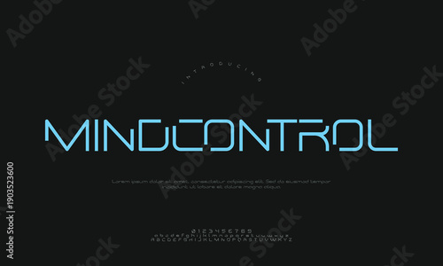 Abstract Mind Control and Brain Interface Concept with Interconnected Neural Pathways and Glowing Digital Energy, Highlighting Neuro-tech.